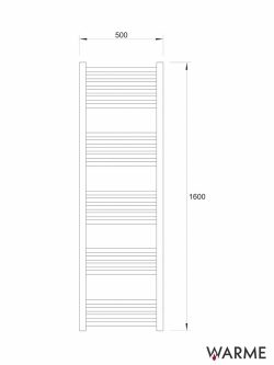 Sušač hrom 500x1600mm Warme Werra-2