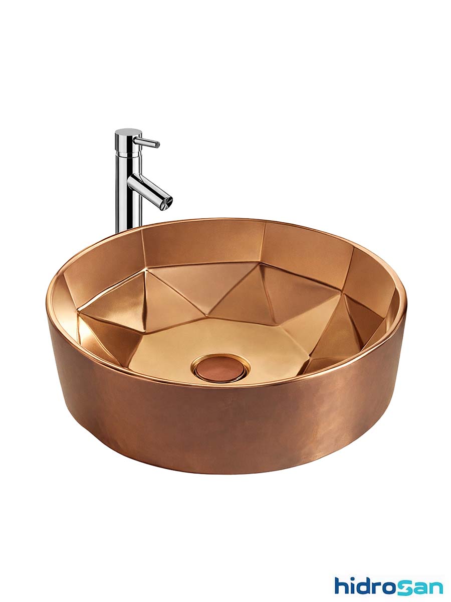 Lavabo nadgradni 13-277 bronza sjaj Hidrosan ∅40cm Lavabo nadgradni 13-277 bronza sjaj Hidrosan ∅40cm