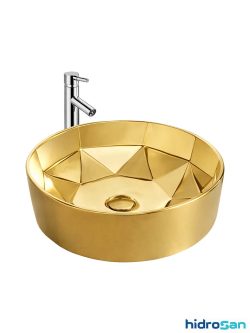 Lavabo nadgradni 13-276 zlatni sjaj Hidrosan ∅40cm