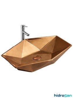 Lavabo nadgradni 13-280 bronzana Hidrosan 56.5x36.5cm