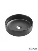 Lavabo nadgradni ∅41cm Copen C-15-214MB crna