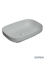 Lavabo nadgradni 58.5x38cm Copen C-15-210MG siva