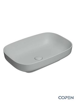 Lavabo nadgradni 58.5x38cm Copen C-15-210MG siva