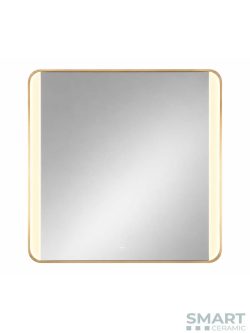 Led ogledalo zlatan ram Lana 60x60cm -2