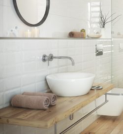 Pločica PS604 White Glossy Structure 29.7x60 Cersanit -2