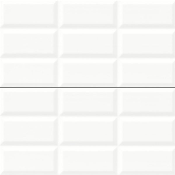 Pločica PS604 White Glossy Structure 29.7x60 Cersanit -3