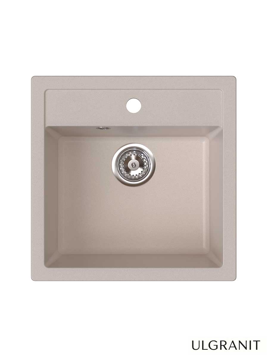 Granitna sudopera Ulgranit 48x48cm Bež ULG480 Granitna sudopera Ulgranit 48x48cm Bež ULG480