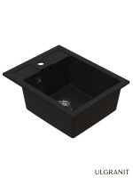 Granitna sudopera Ulgranit 40x50cm Crna ULG400-2