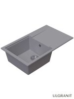 Granitna sudopera Ulgranit 78x46cm Siva ULG780-2