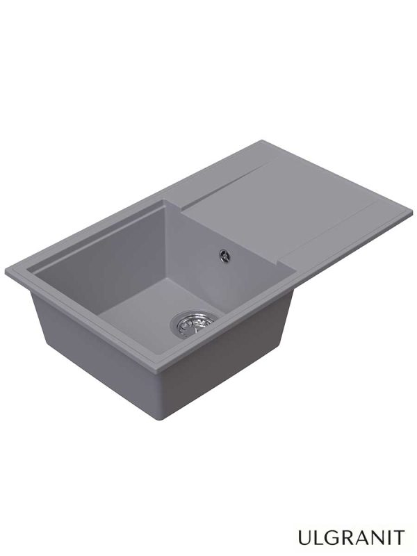 Granitna sudopera Ulgranit 78x46cm Siva ULG780-2