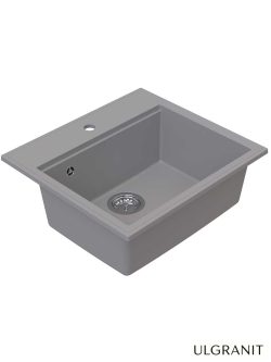 Granitna sudopera Ulgranit 56x51cm Siva ULG560