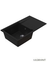 Granitna sudopera Ulgranit 78x46cm Crna ULG780-2