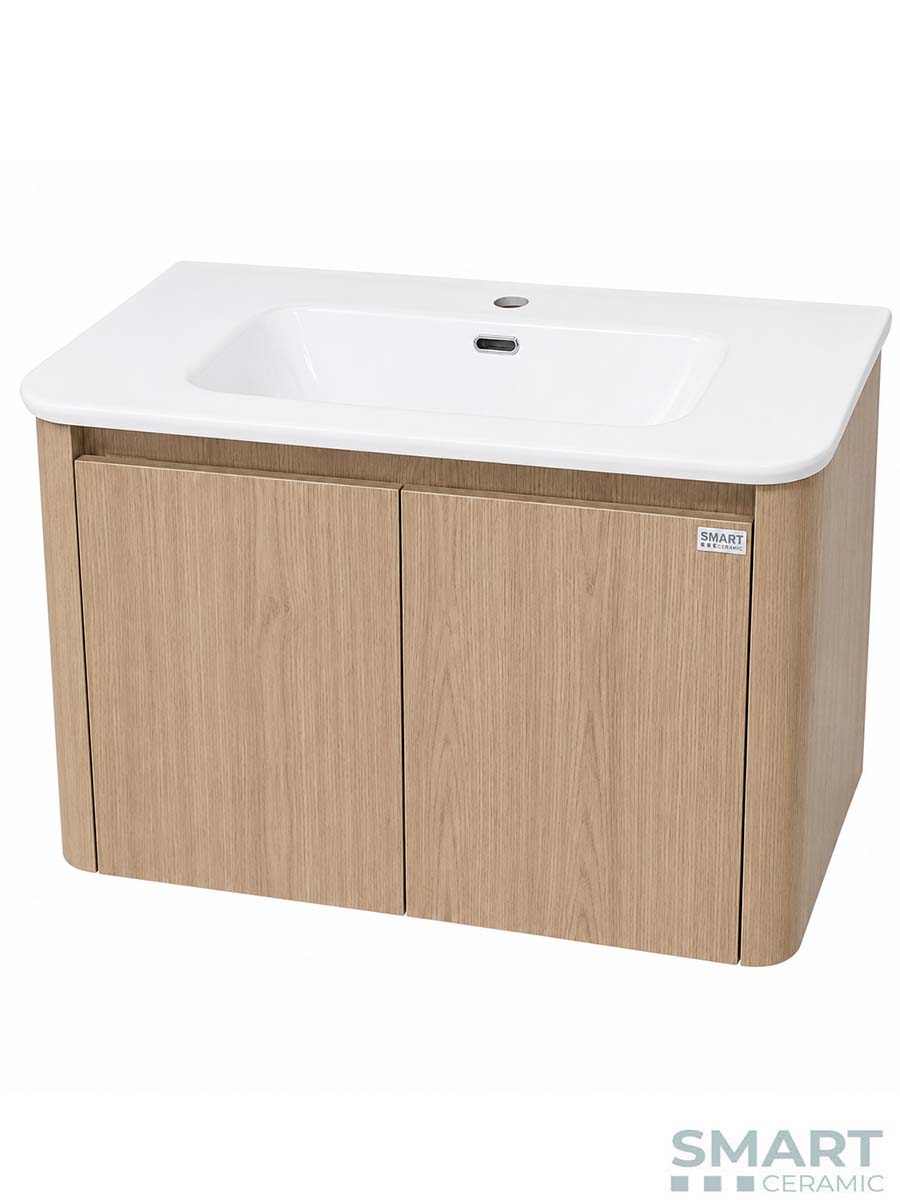 Lavabo sa ormarićem Nera 80cm PVC Smart Ceramic Lavabo sa ormarićem Nera 80cm PVC Smart Ceramic