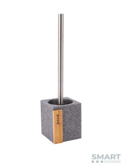 Wc četka Sivo/Drvo Smart Ceramic BPO-4984E