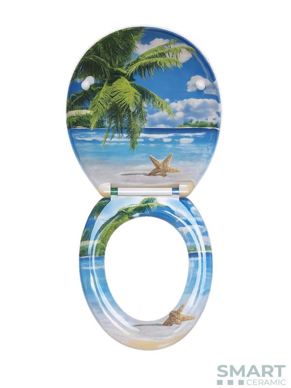 Wc daska duroplast softclose Colorit Palma -2