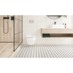 Pločica Patchwork Clover Black Pattern 29.8x29.8 Cersanit-2