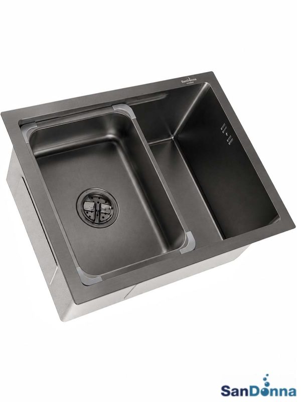 Inox sudopera HD5040R Crna komplet SanDonna-4