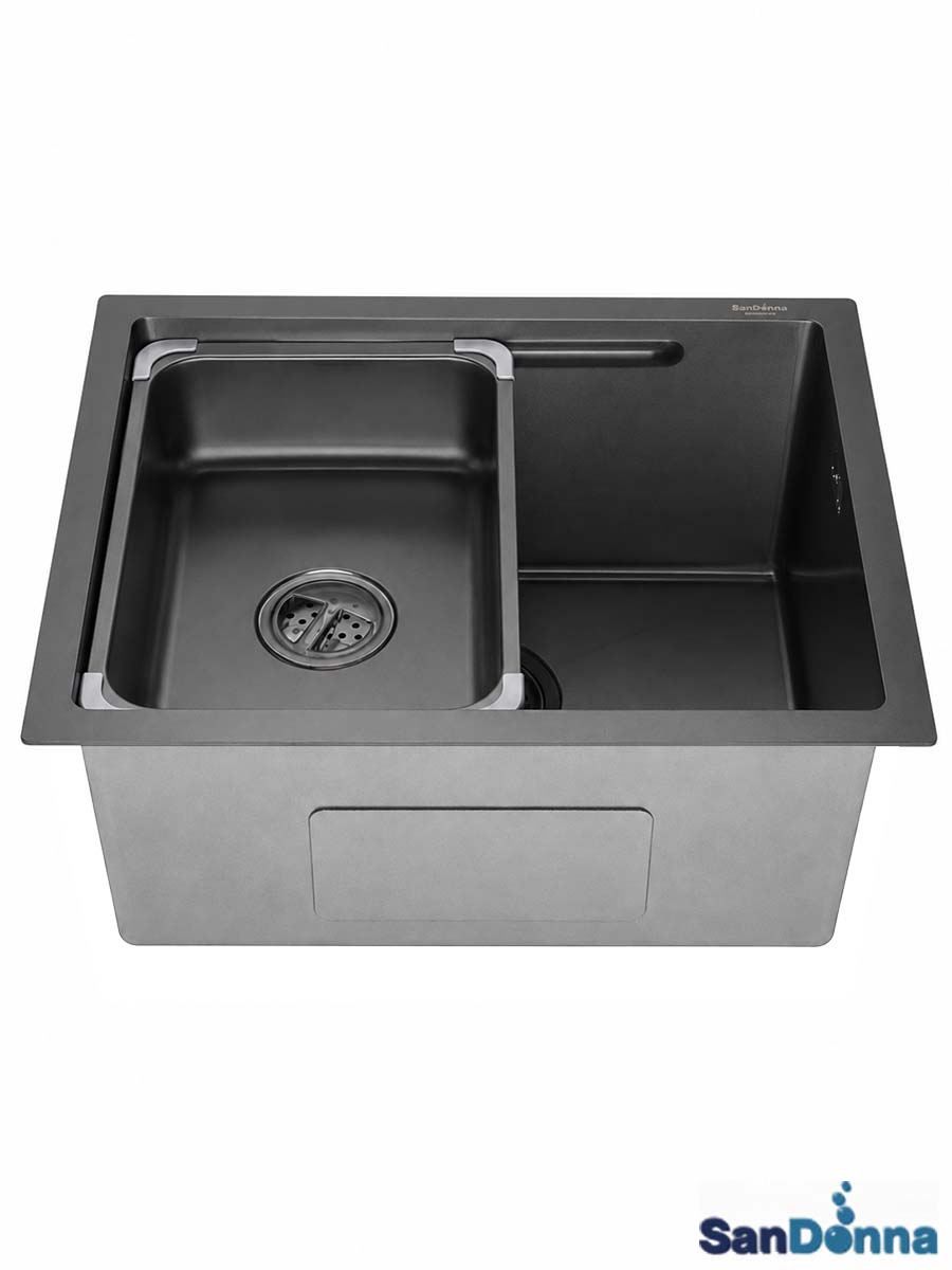 Inox sudopera HD5040R Crna komplet SanDonna Inox sudopera HD5040R Crna komplet SanDonna