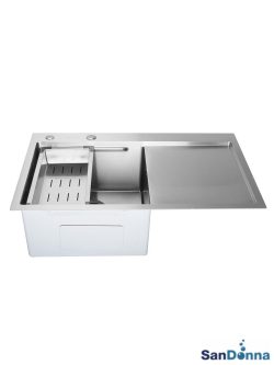 Inox sudopera HD7850R Hrom komplet SanDonna