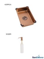 Inox sudopera HD4050R Koper komplet SanDonna-3