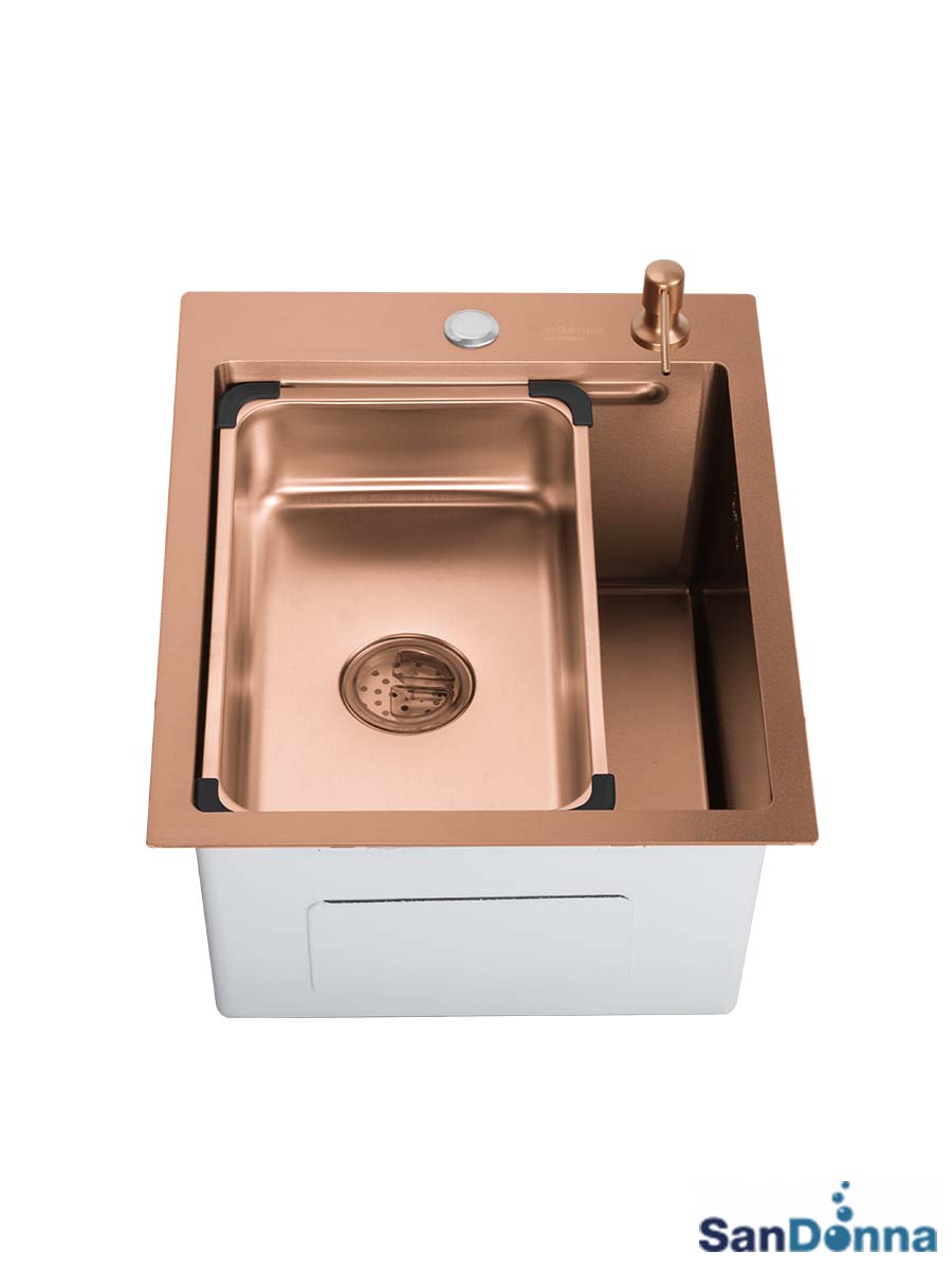 Inox sudopera HD4050R Koper komplet SanDonna Inox sudopera HD4050R Koper komplet SanDonna