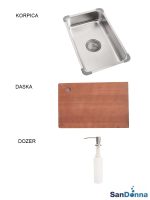 Inox sudopera HD6050R Hrom komplet SanDonna-3