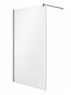 Tuš paravan srebrni walk-in Hidrosan 90x200 8mm
