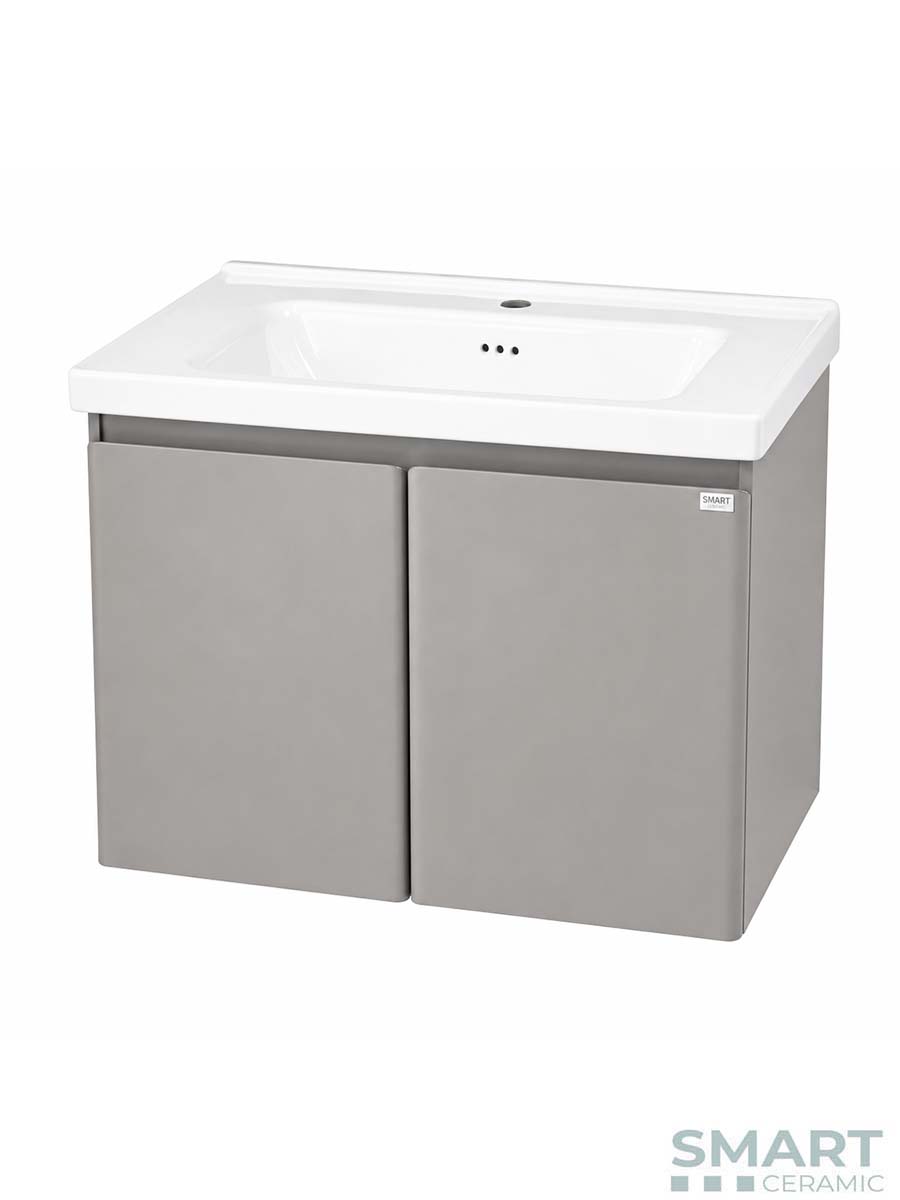 Lavabo sa ormarićem Riva 80cm PVC Smart Ceramic Lavabo sa ormarićem Riva 80cm PVC Smart Ceramic