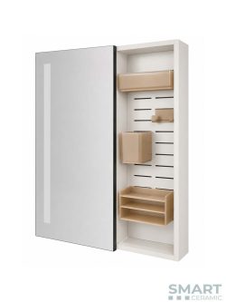 Led ogledalo sa ormarićem Mira 55cm PVC