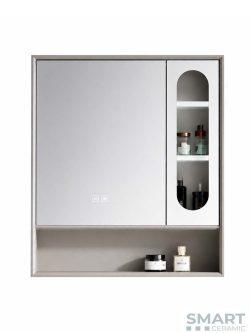 Led ogledalo sa ormarićem Luna 80cm PVC-2